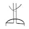 Home Basics Wire Collection 6 Hook Mug Tree, Black MT01996 - alternate 2